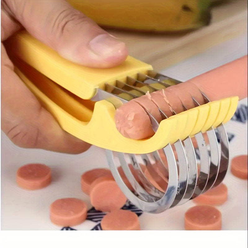 Stainless Steel Blade Banana / Cucumber Slicer Kitchen Gadget