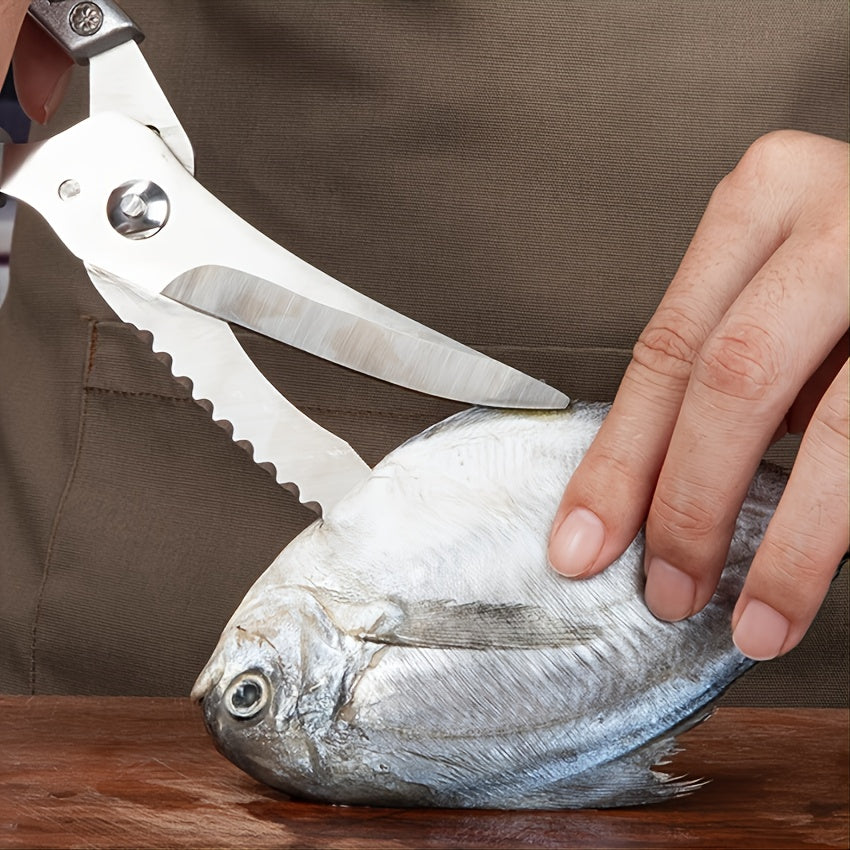 Sharp Stainless Steel Scissors for Meat