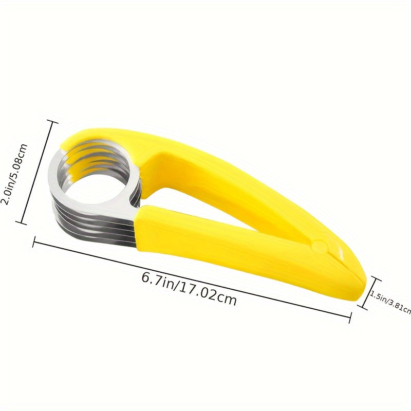 Stainless Steel Blade Banana / Cucumber Slicer Kitchen Gadget