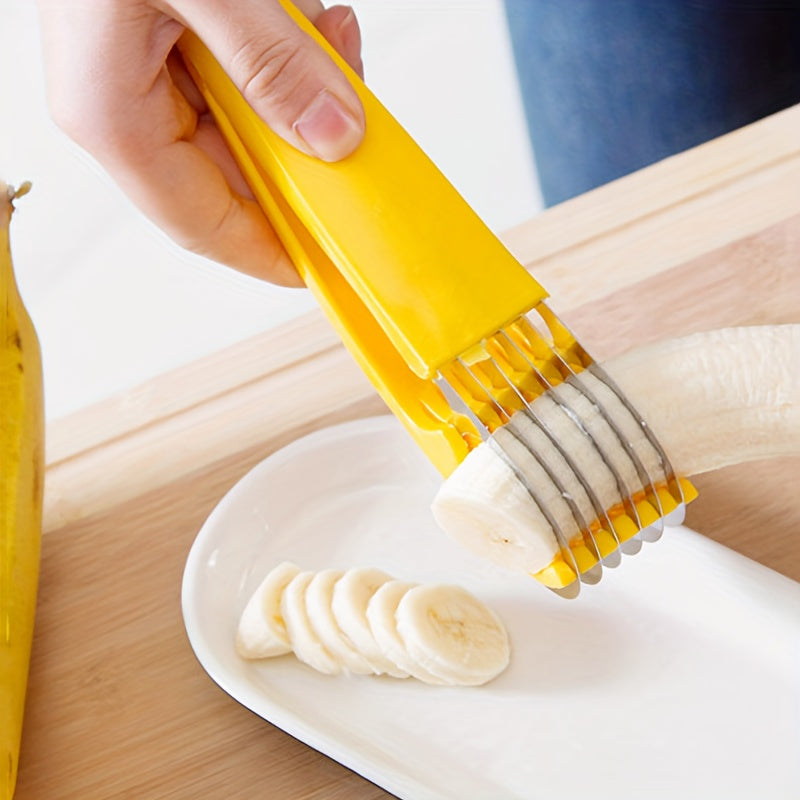 Stainless Steel Blade Banana / Cucumber Slicer Kitchen Gadget