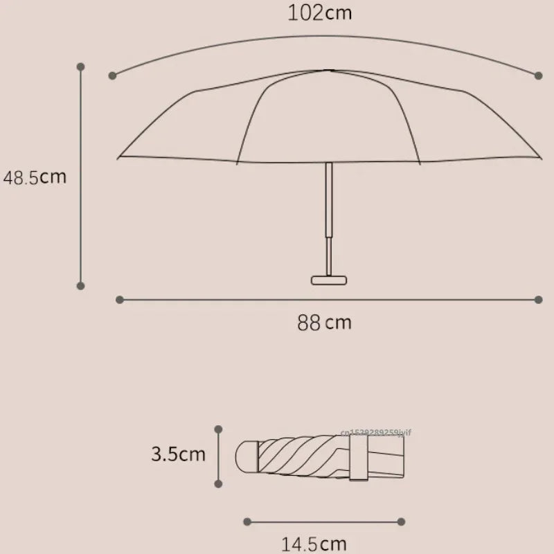 Small Pocket Ultralight Umbrella