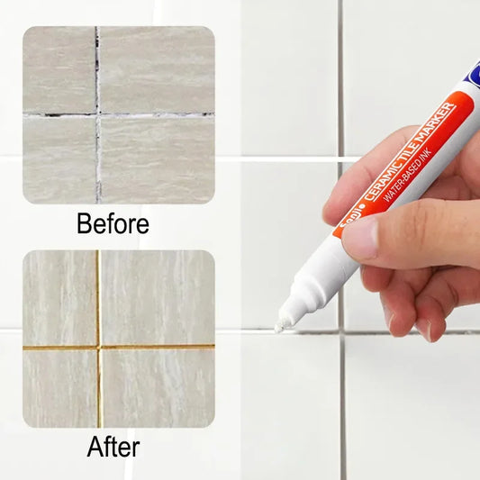 12 Color White Waterproof Tile Marker Grout Pen