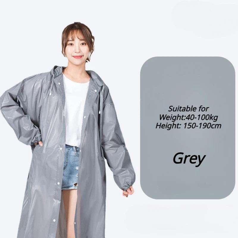 White Waterproof Raincoat