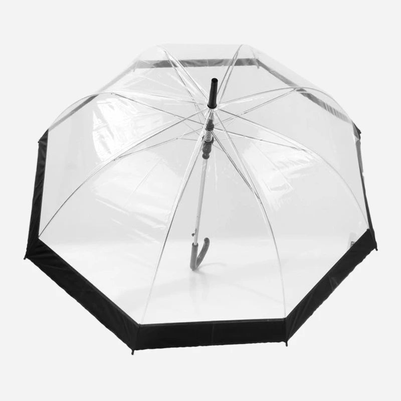 Transparent Long-handle Rain Umbrella