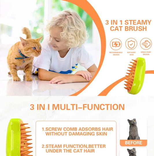 3 in 1 Steamy Electric Brush