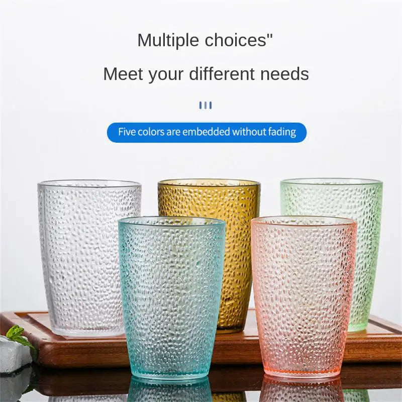 270ml Acrylic Plastic Transparent Color Water Cup