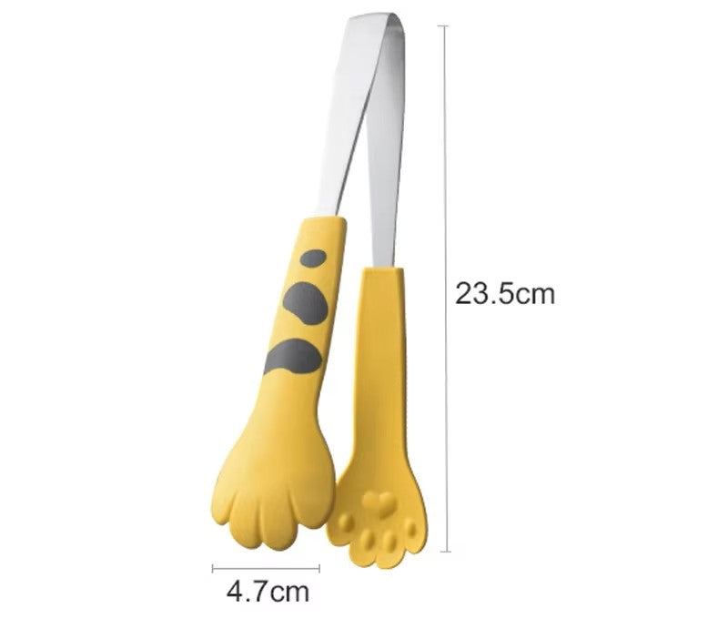 Lebensmittelzange in Katzenpfotenform
