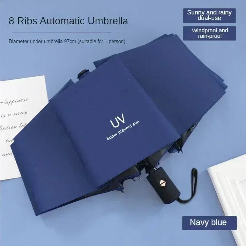 3 Folds Automatic Anti UV Umbrella