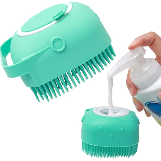 Pet Bathing Shampoo Brush