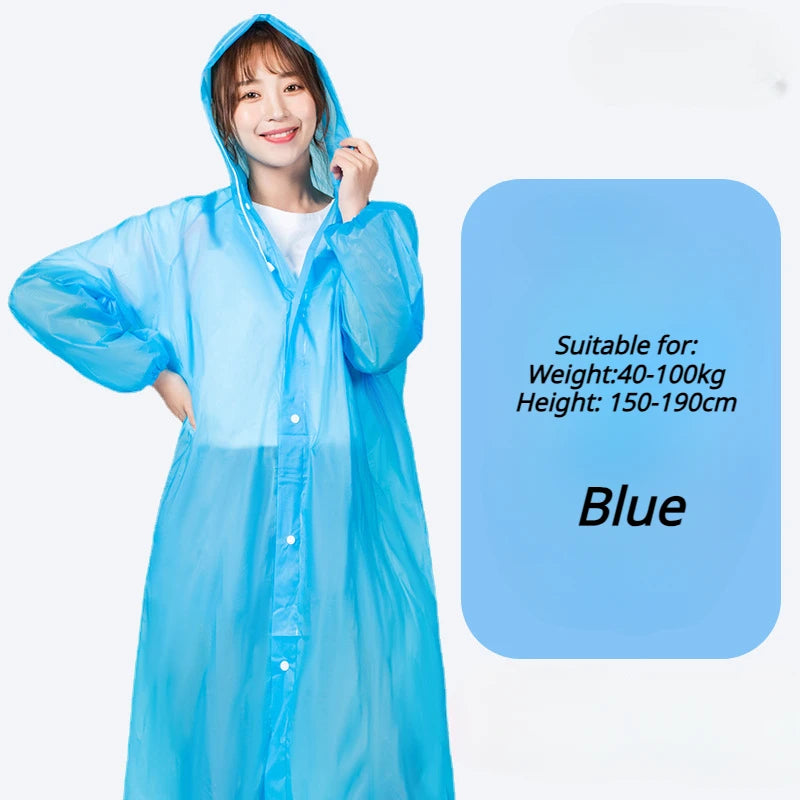 White Waterproof Raincoat