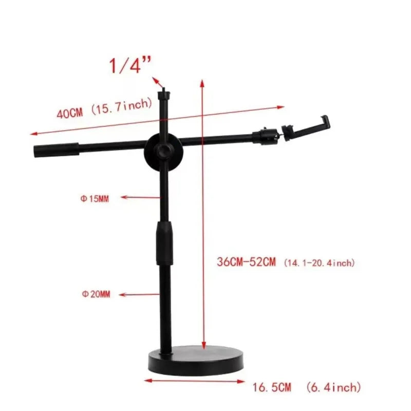 Mobile Phone Head Up Shooting Stand Desktop 360 Degrees Rotation