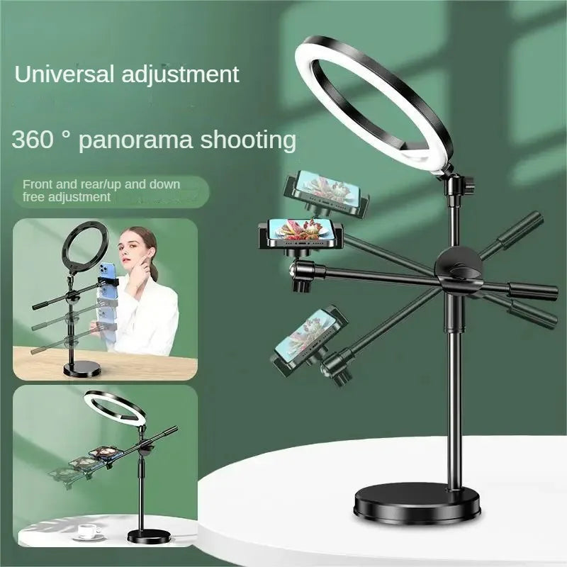 Mobile Phone Head Up Shooting Stand Desktop 360 Degrees Rotation