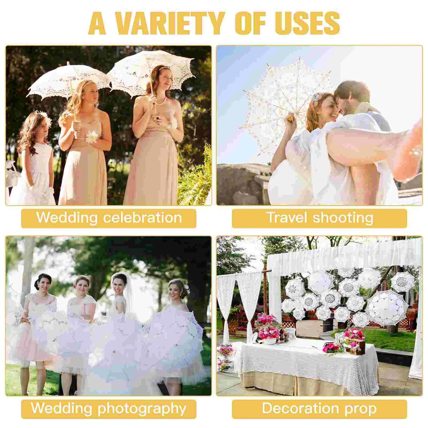 Umbrella Lace Wedding Parasol