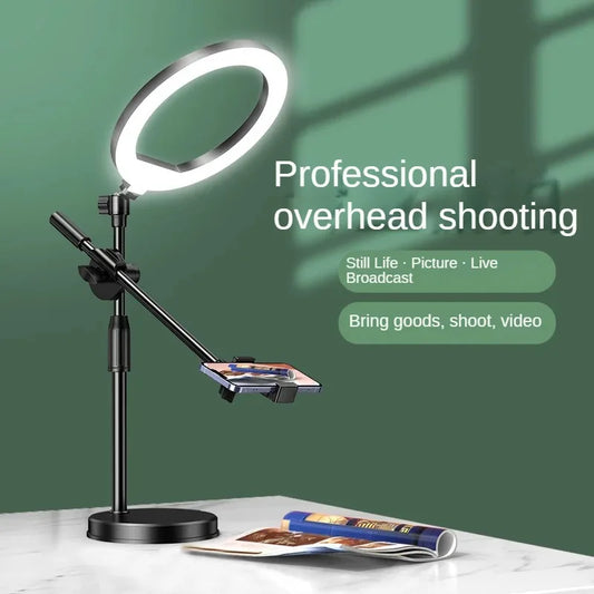 Mobile Phone Head Up Shooting Stand Desktop 360 Degrees Rotation