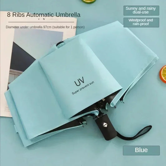 3 Folds Automatic Anti UV Umbrella