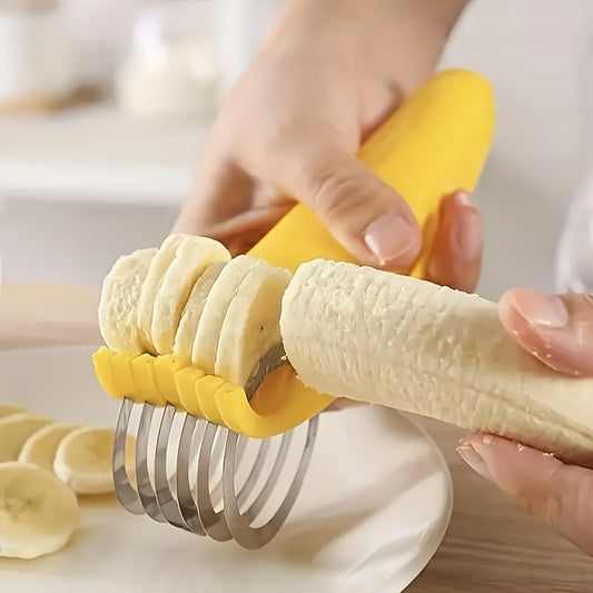 Stainless Steel Blade Banana / Cucumber Slicer Kitchen Gadget