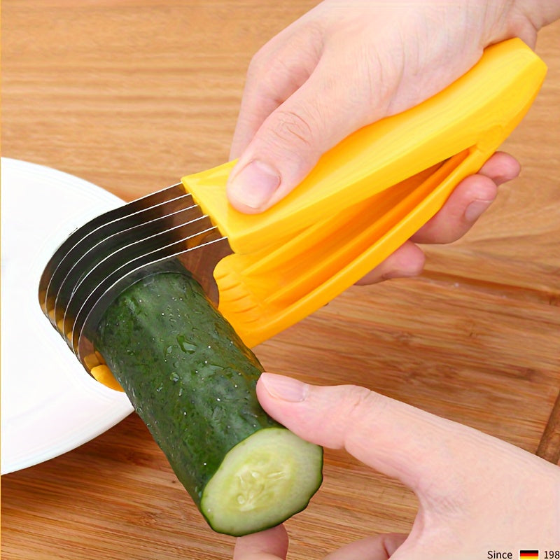 Stainless Steel Blade Banana / Cucumber Slicer Kitchen Gadget