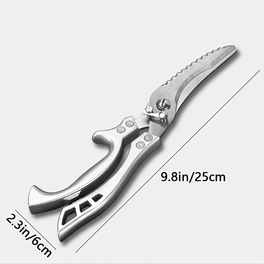 Sharp Stainless Steel Scissors for Meat